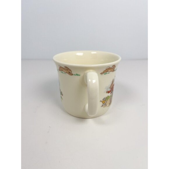 Bunnykins vintage double handle ceramic mug - Royal Doulton Bone China c 1936 - Picture 2 of 7